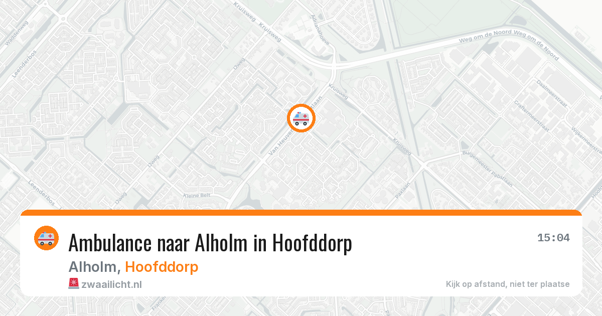 Ambulance naar Alholm in Hoofddorp — 4 jul 2026