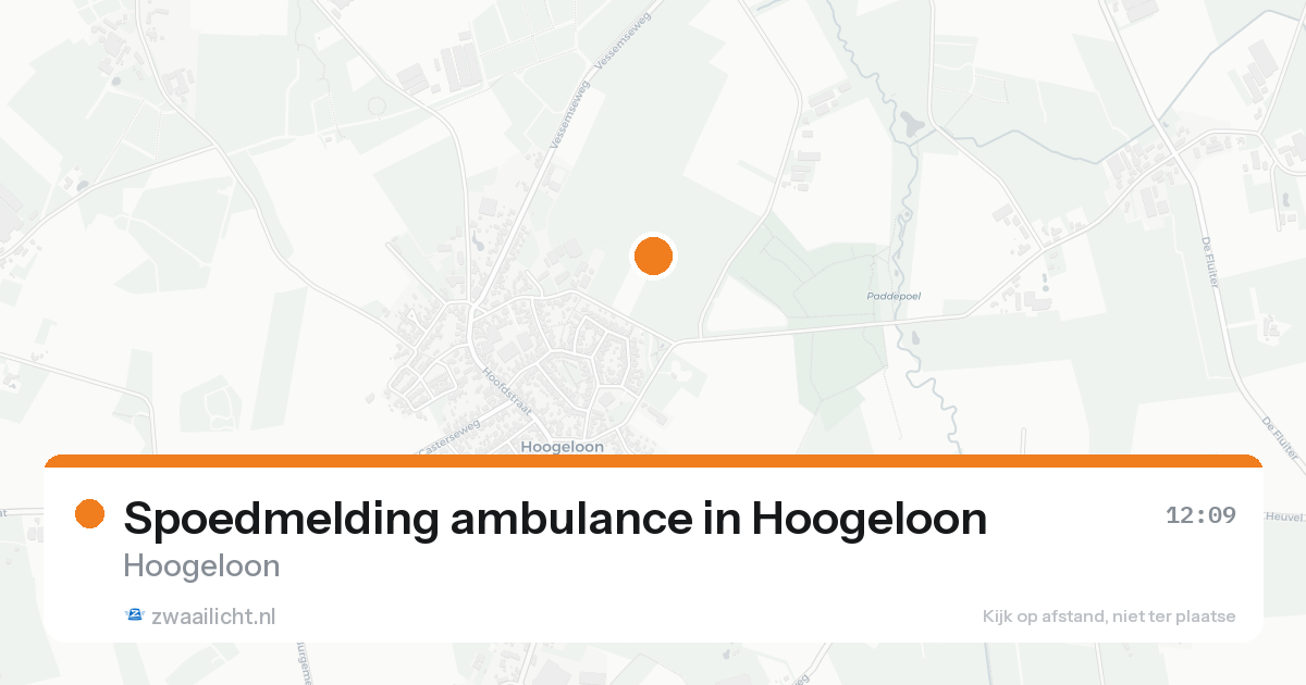 Spoedmelding ambulance in Hoogeloon — 15 aug 2026