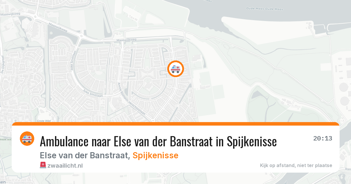 Ambulance naar Else van der Banstraat in Spijkenisse — 2 jun 2026