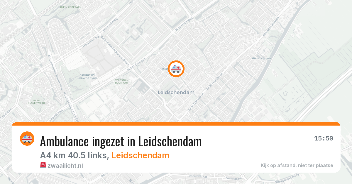 Ambulance ingezet in Leidschendam — 13 jun 2026