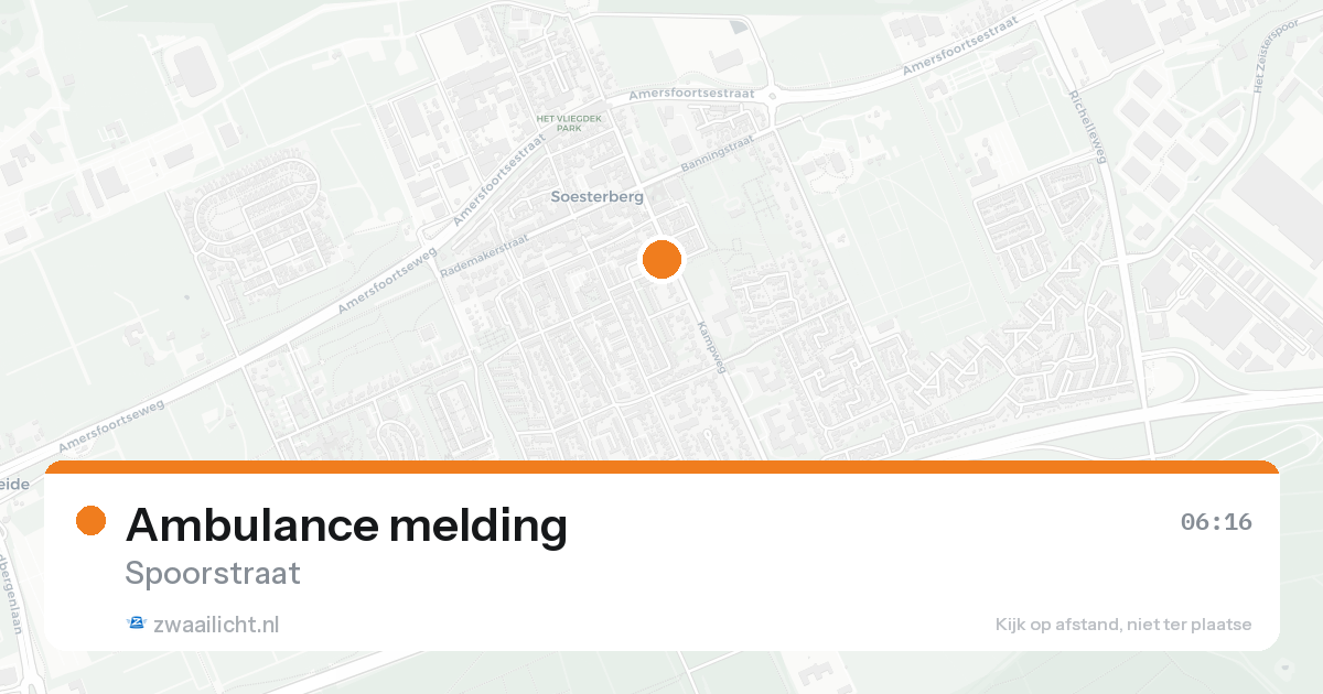 Ambulance melding — 8 feb 2026