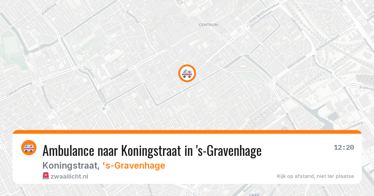 Ambulance naar Koningstraat in 's-Gravenhage — 5 feb 2026