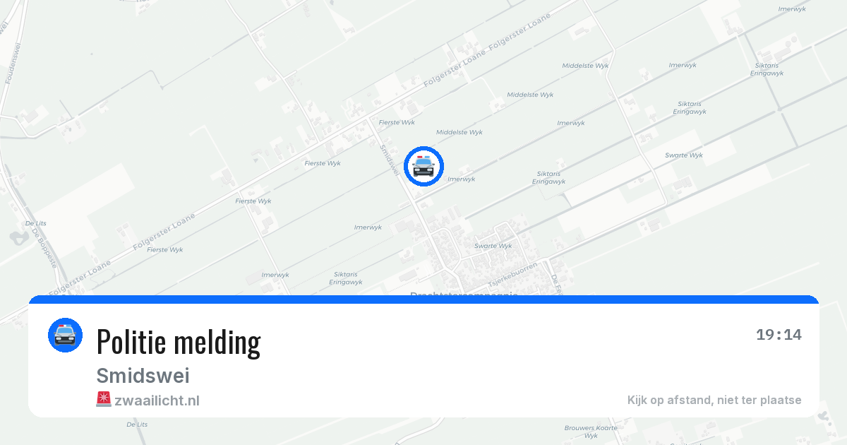 Politie melding — 20 jun 2026