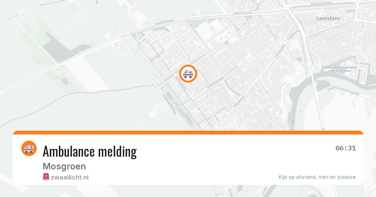 Ambulance melding — 11 feb 2026