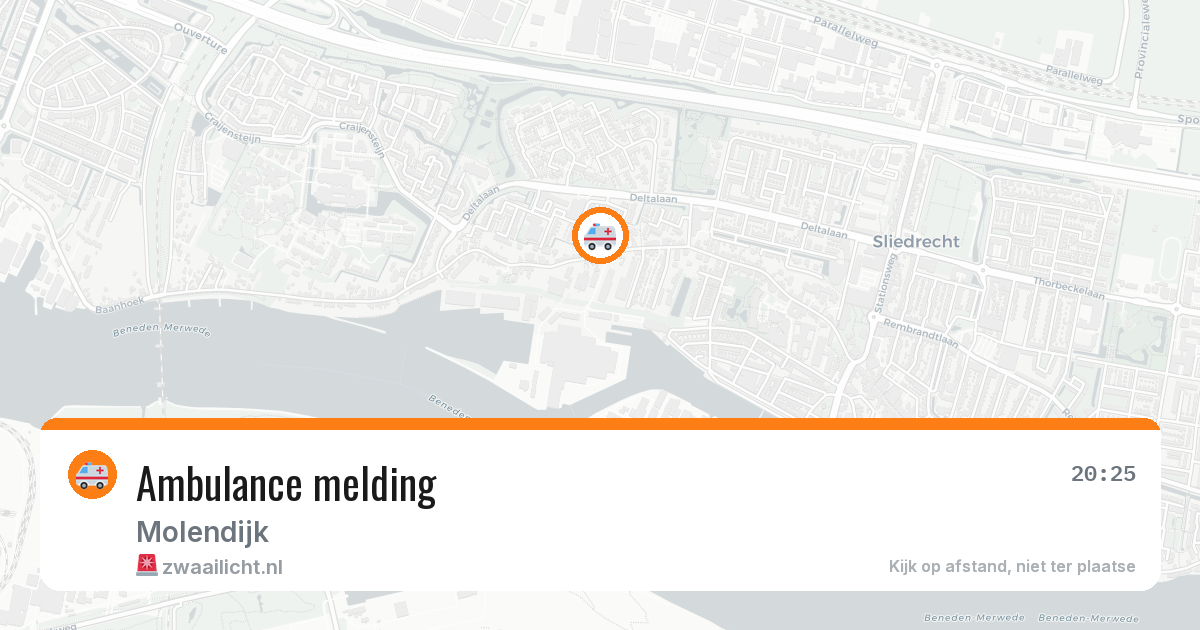 Ambulance melding — 7 jul 2026