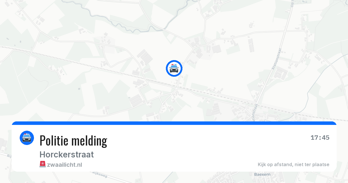 Politie melding — 2 jul 2026