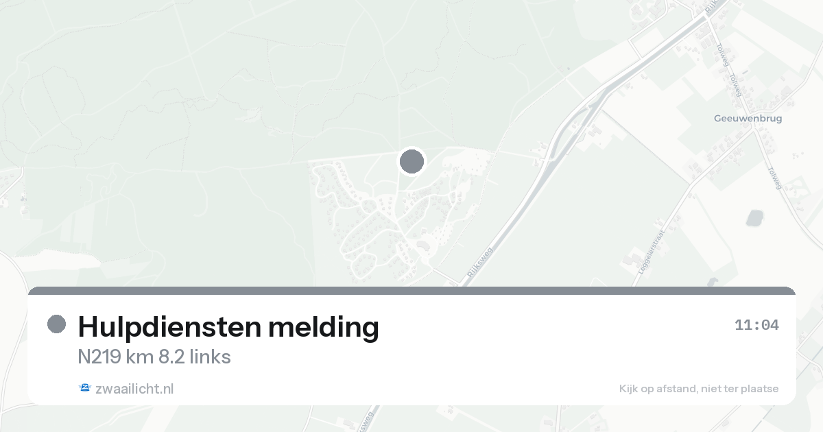 Hulpdiensten melding — 31 jan 2026