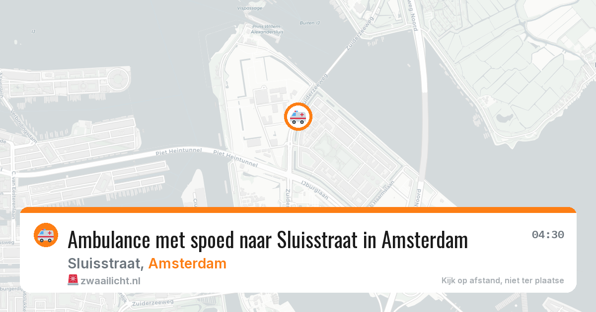 Ambulance met spoed naar Sluisstraat in Amsterdam — 30 jan 2026