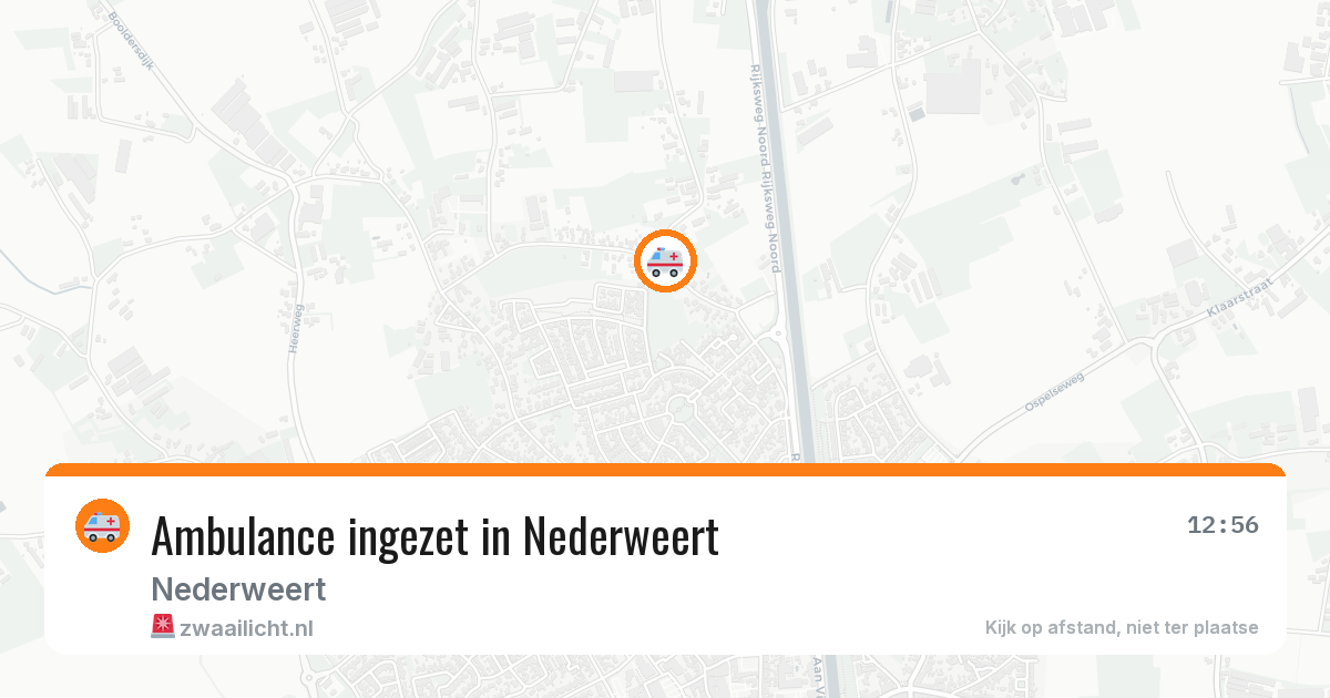 Ambulance ingezet in Nederweert — 6 mei 2026