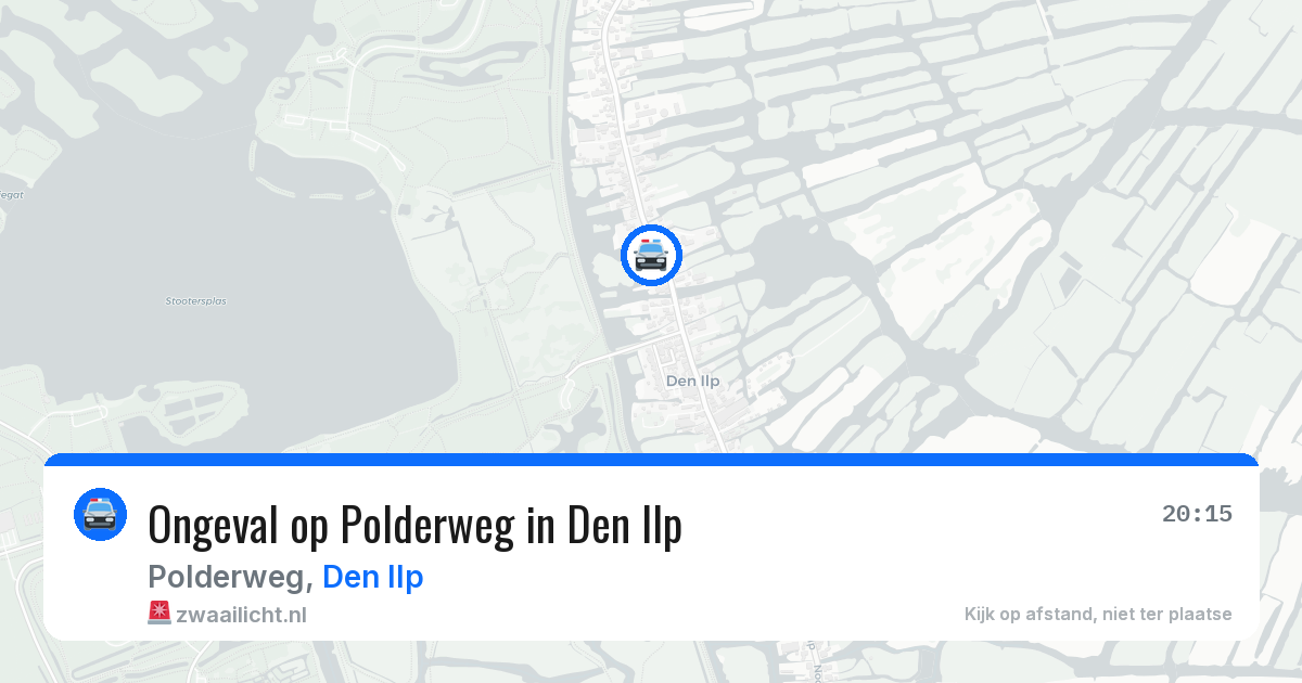 Ongeval op Polderweg in Den Ilp — 26 mei 2026