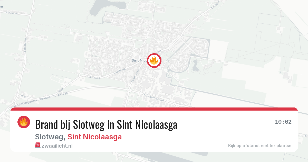 Brand bij Slotweg in Sint Nicolaasga — 29 jul 2026