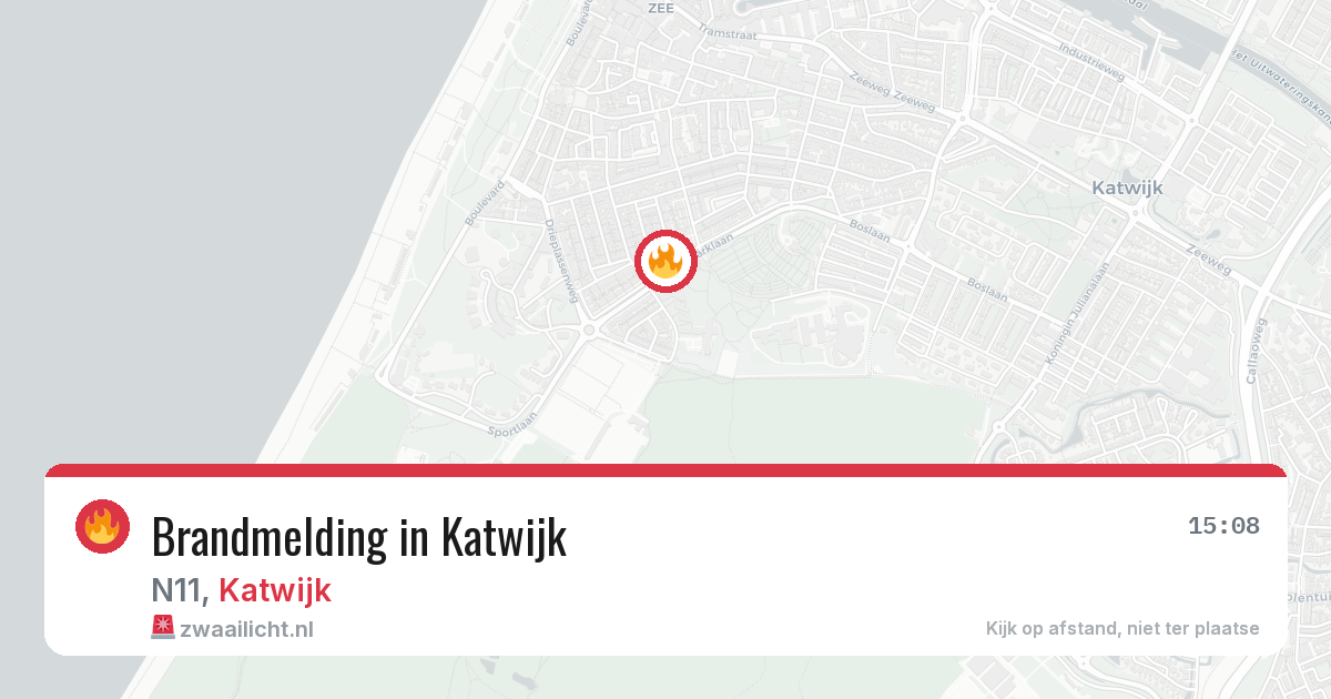 Brandmelding in Katwijk — 5 aug 2026
