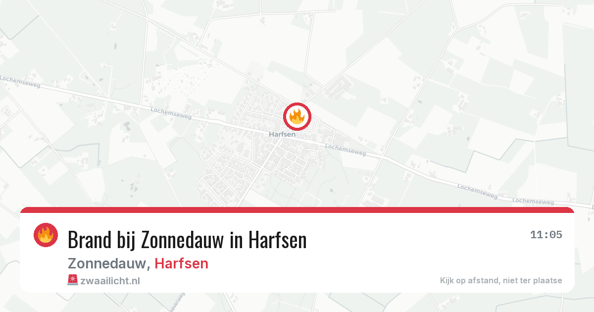 Brand bij Zonnedauw in Harfsen — 22 mei 2026