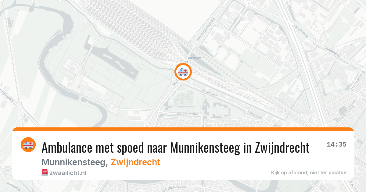 Ambulance met spoed naar Munnikensteeg in Zwijndrecht — 18 jan 2026