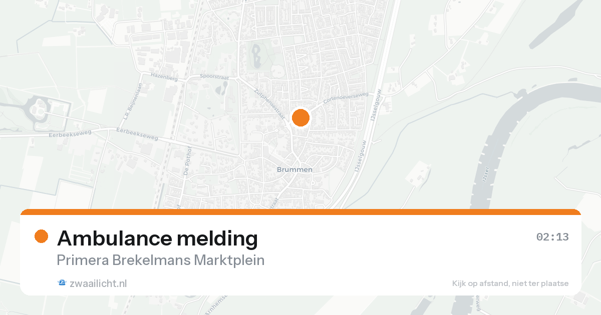 Ambulance melding — 31 jan 2026