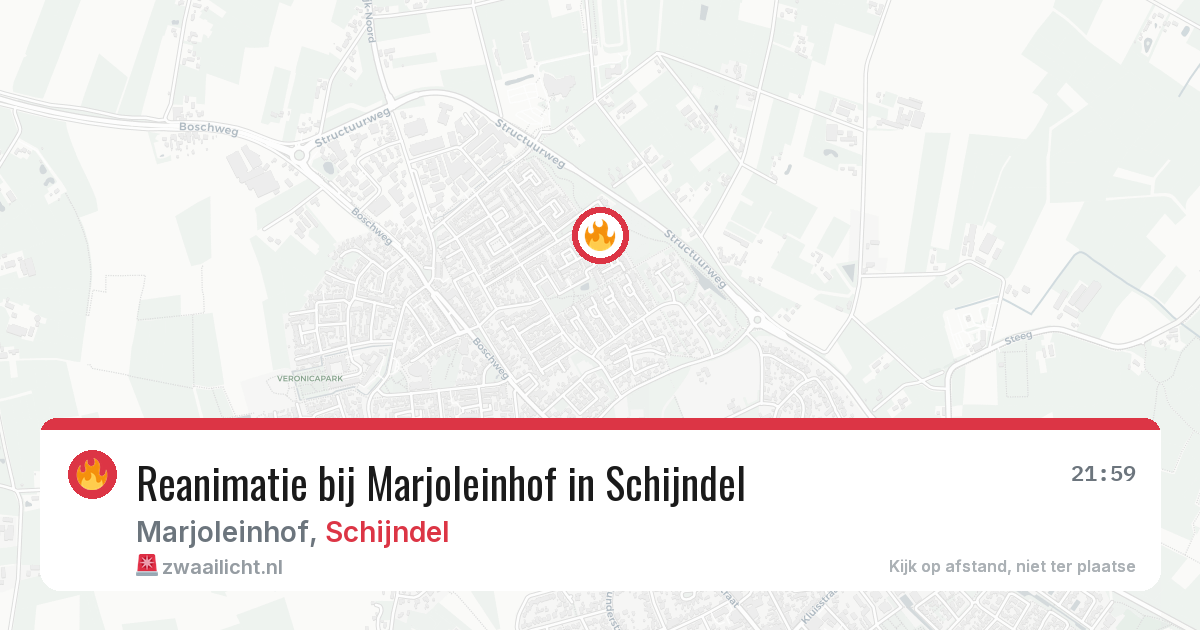 Reanimatie bij Marjoleinhof in Schijndel — 10 apr 2026