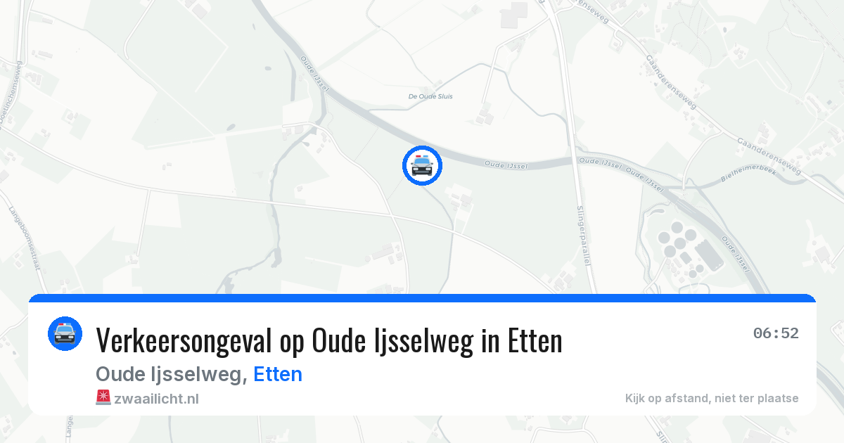 Verkeersongeval op Oude Ijsselweg in Etten — 11 feb 2026