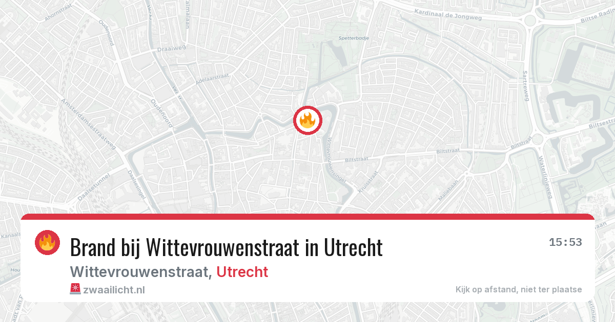 Brand bij Wittevrouwenstraat in Utrecht — 6 mei 2026
