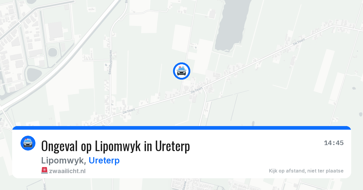 Ongeval op Lipomwyk in Ureterp — 19 jun 2026