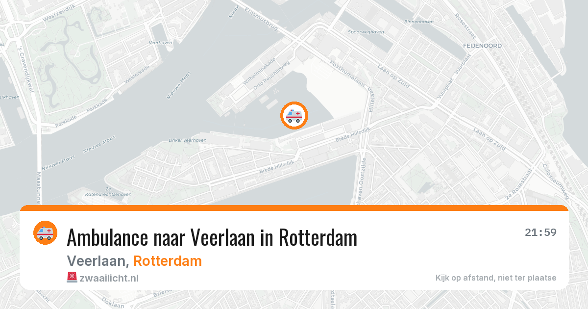 Ambulance naar Veerlaan in Rotterdam — 24 jun 2026