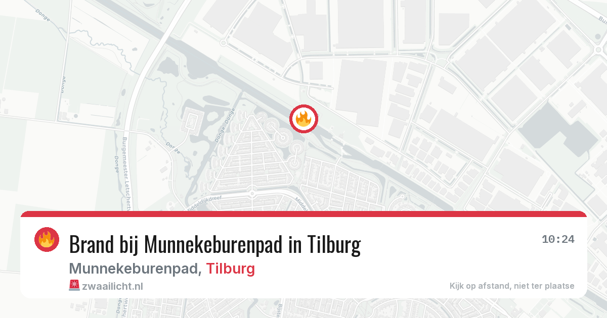 Brand bij Munnekeburenpad in Tilburg — 2 jul 2026