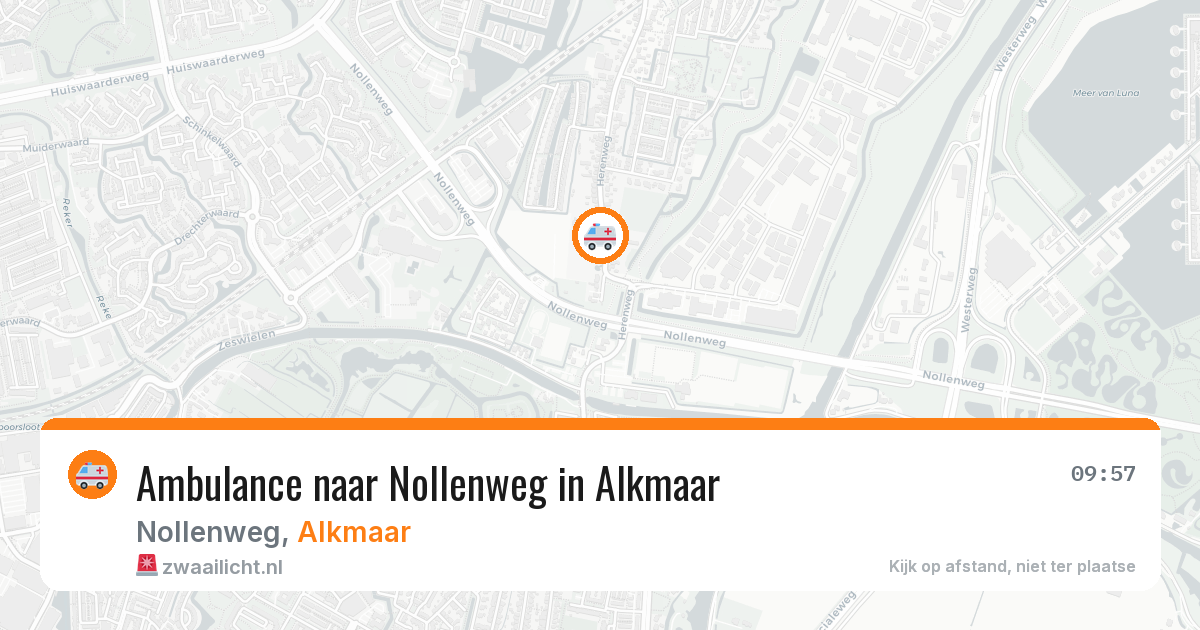 Ambulance naar Nollenweg in Alkmaar — 2 apr 2026