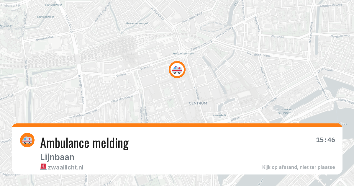Ambulance melding — 6 mei 2026