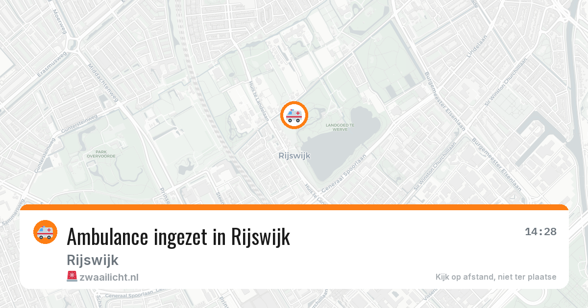 Ambulance ingezet in Rijswijk — 22 mei 2026