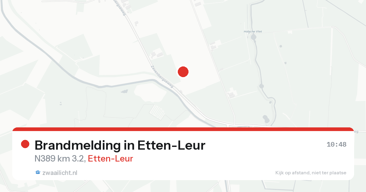 Brandmelding in Etten-Leur — 24 aug 2026