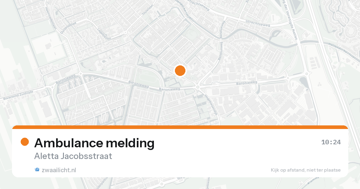 Ambulance melding — 8 feb 2026