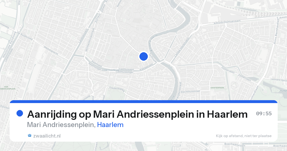 Aanrijding op Mari Andriessenplein in Haarlem — 22 aug 2026