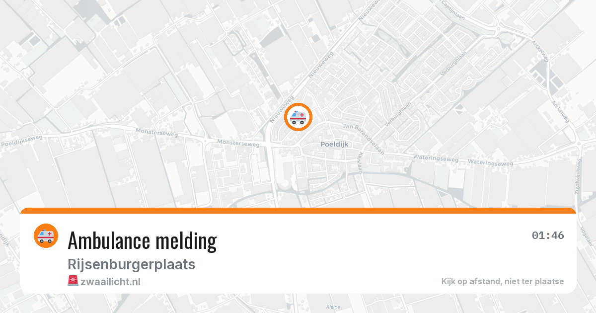 Ambulance melding — 4 jun 2026
