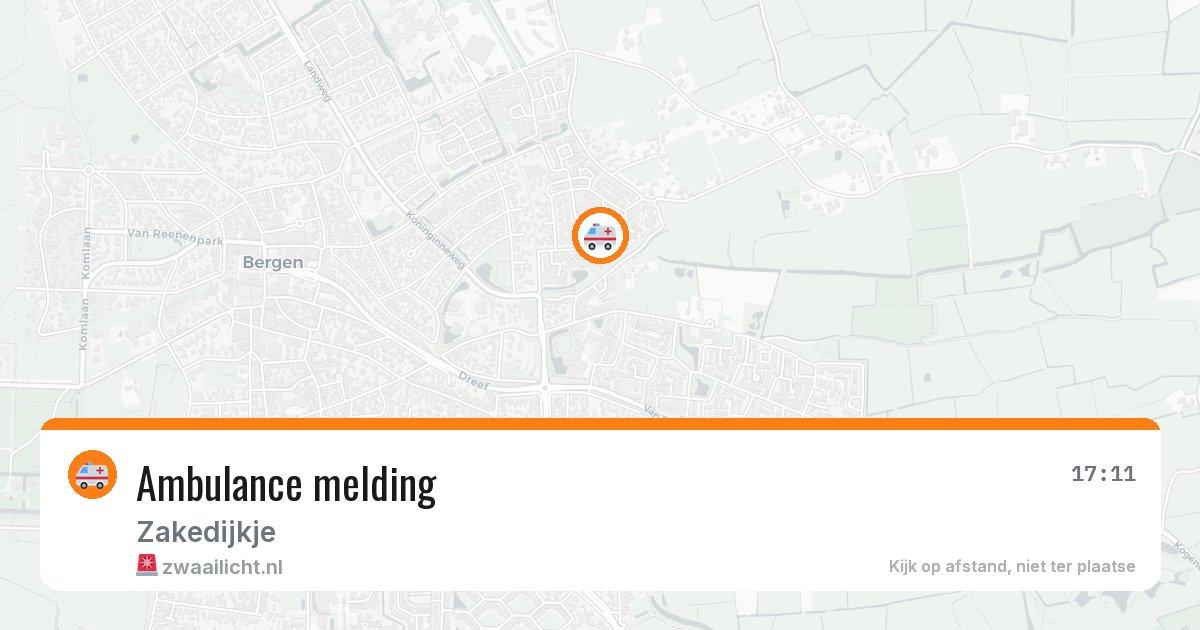 Ambulance melding — 7 apr 2026