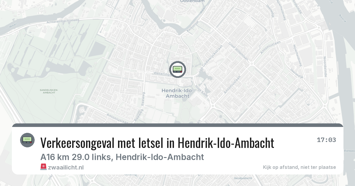 Verkeersongeval met letsel in Hendrik-Ido-Ambacht — 12 feb 2026