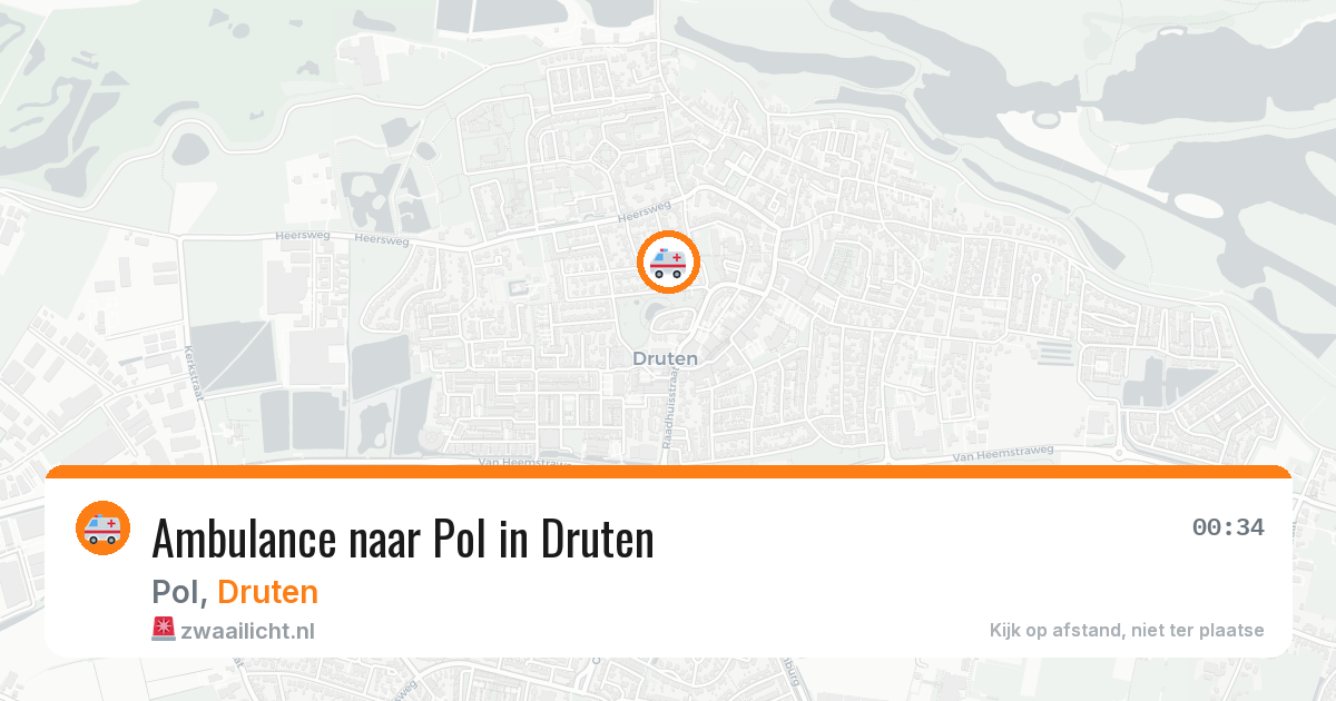 Ambulance naar Pol in Druten — 15 jun 2026