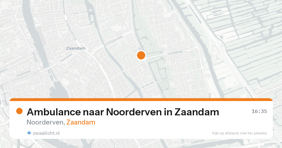 Ambulance naar Noorderven in Zaandam — 22 mei 2026