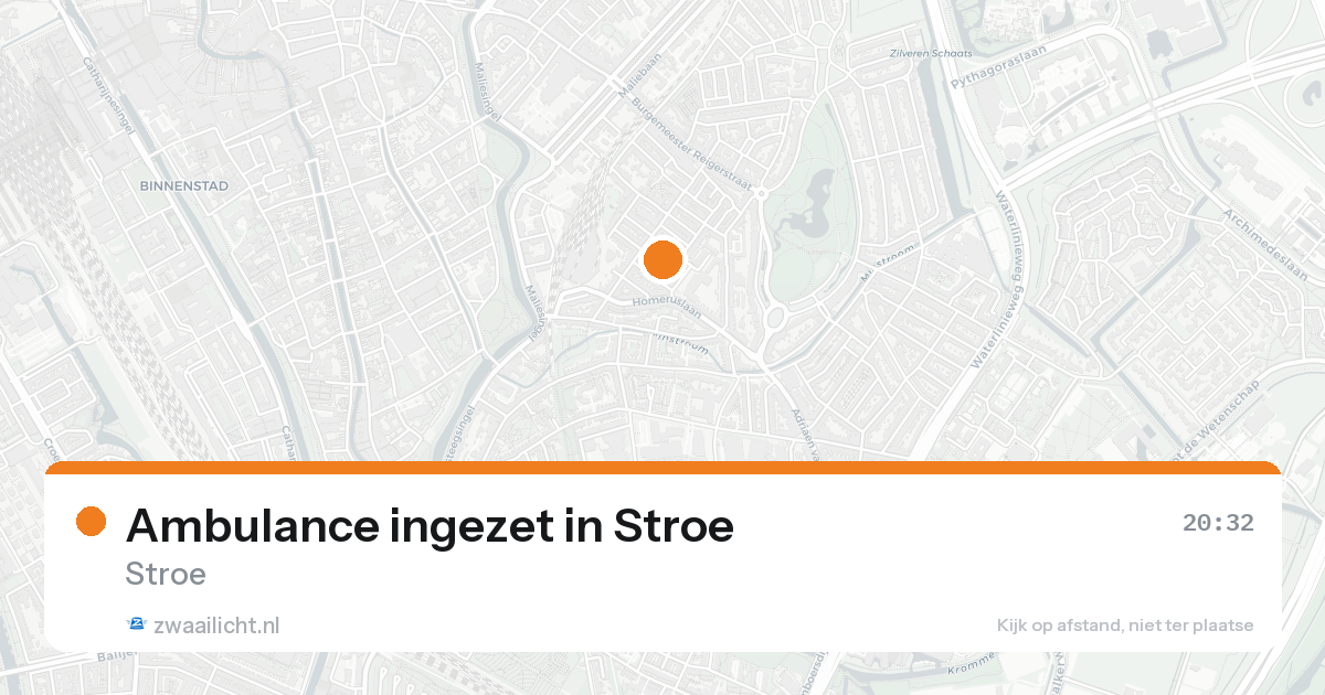 Ambulance ingezet in Stroe — 31 jan 2026