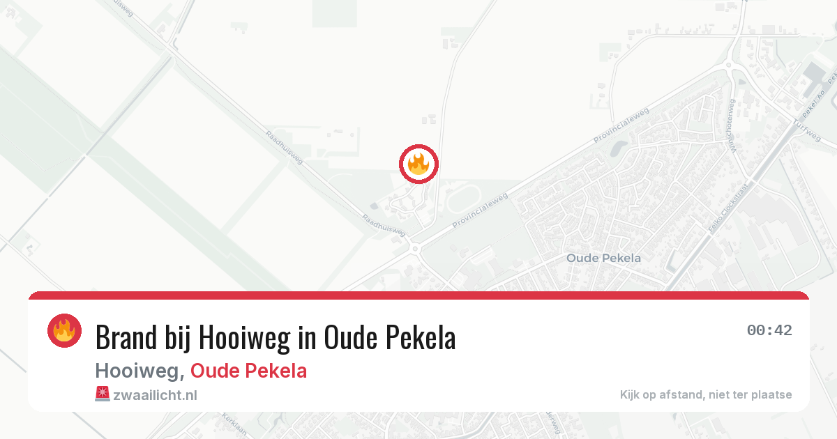 Brand bij Hooiweg in Oude Pekela — 12 mrt 2026