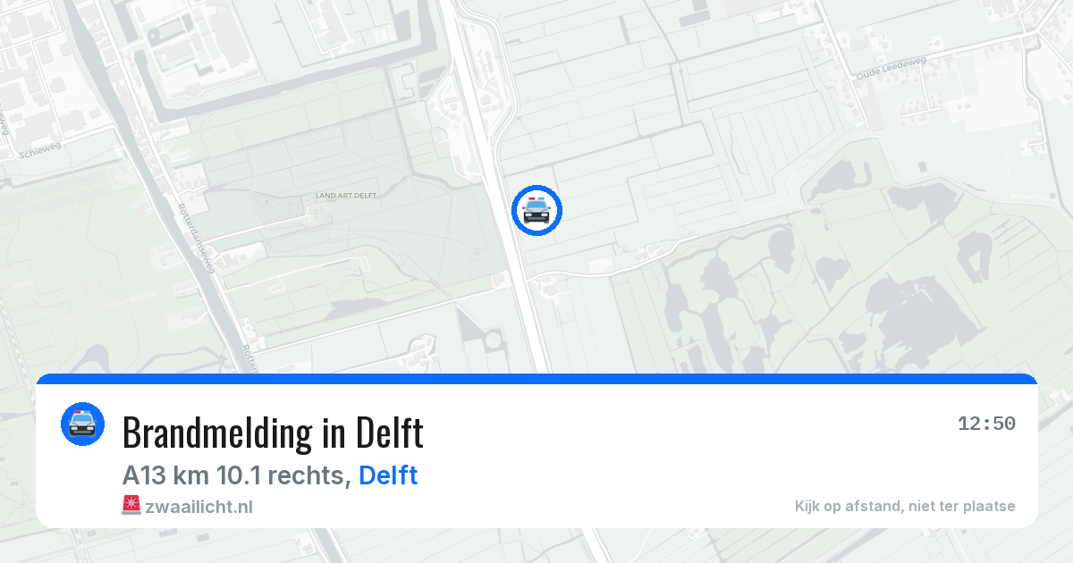 Brandmelding in Delft — 17 jan 2026