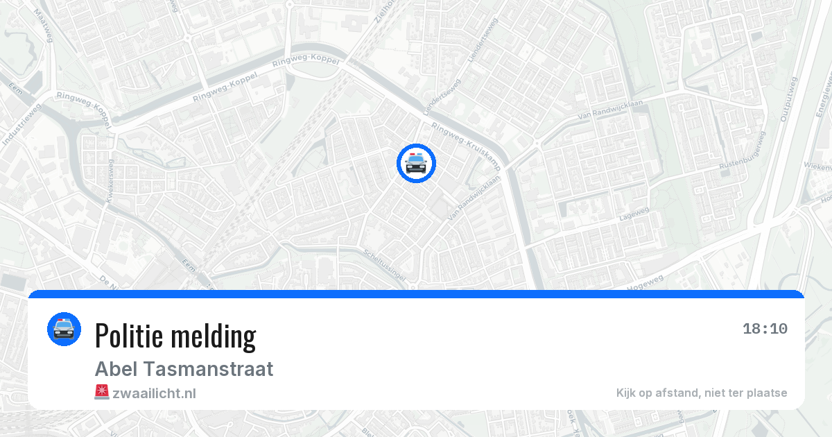Politie melding — 8 jun 2026