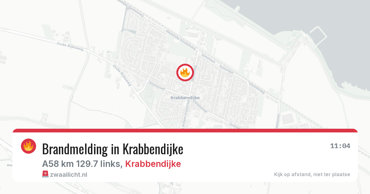 Brandmelding in Krabbendijke — 5 aug 2026