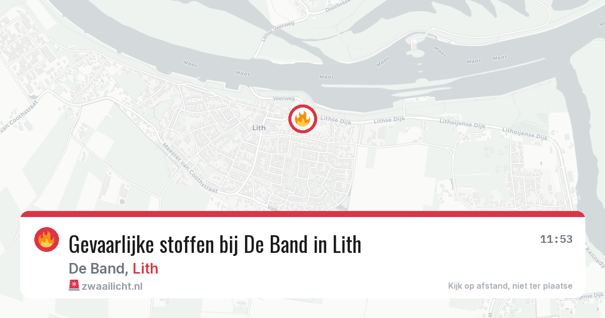 Gevaarlijke stoffen bij De Band in Lith — 2 apr 2026
