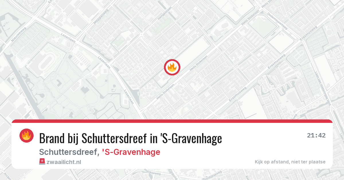 Brand bij Schuttersdreef in 'S-Gravenhage — 29 mrt 2026