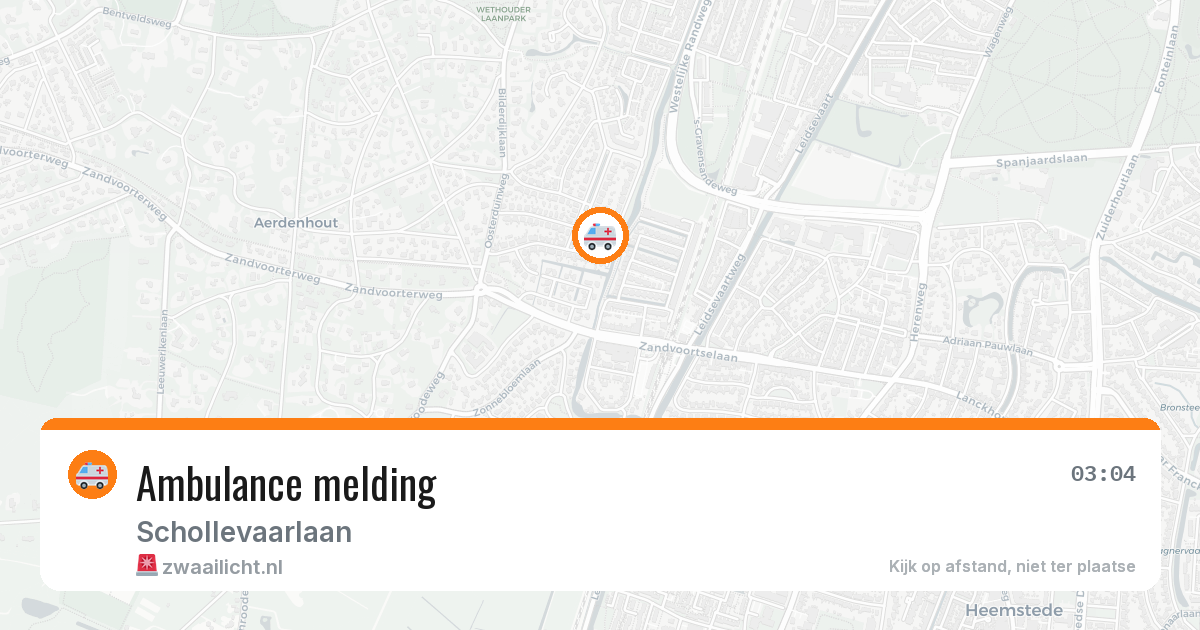 Ambulance melding — 8 jul 2026