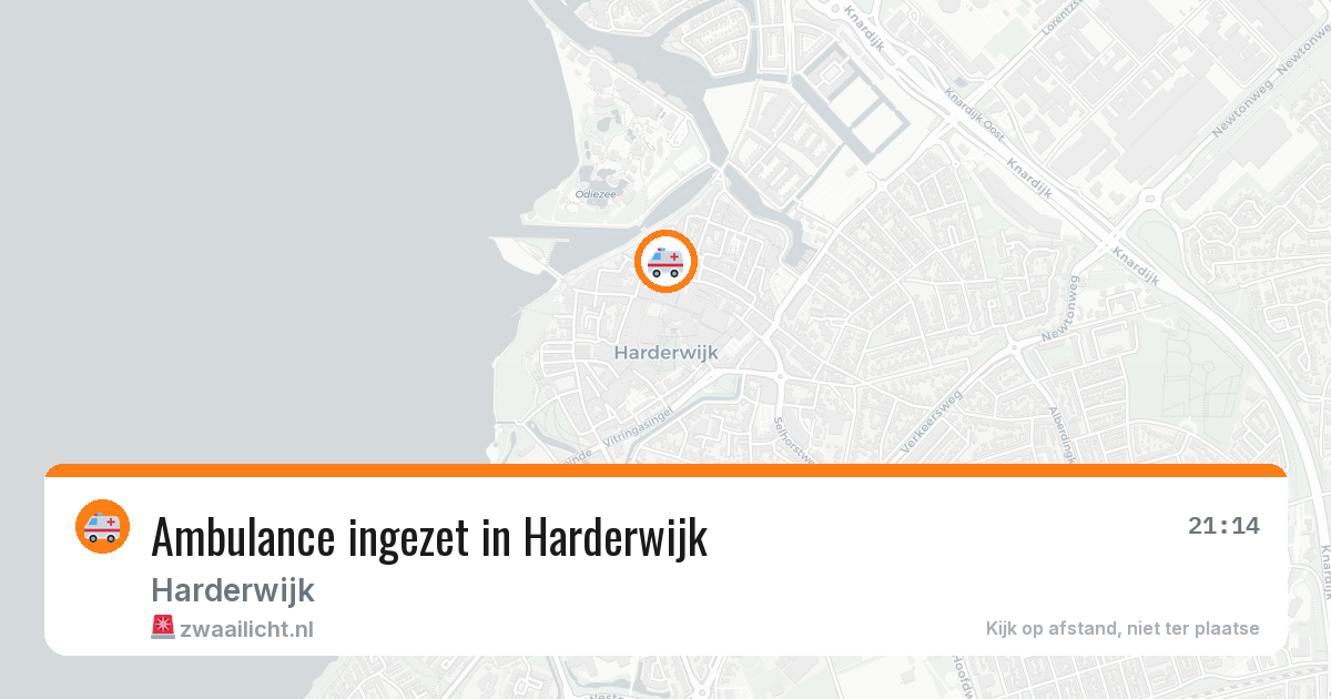 Ambulance ingezet in Harderwijk — 23 jun 2026