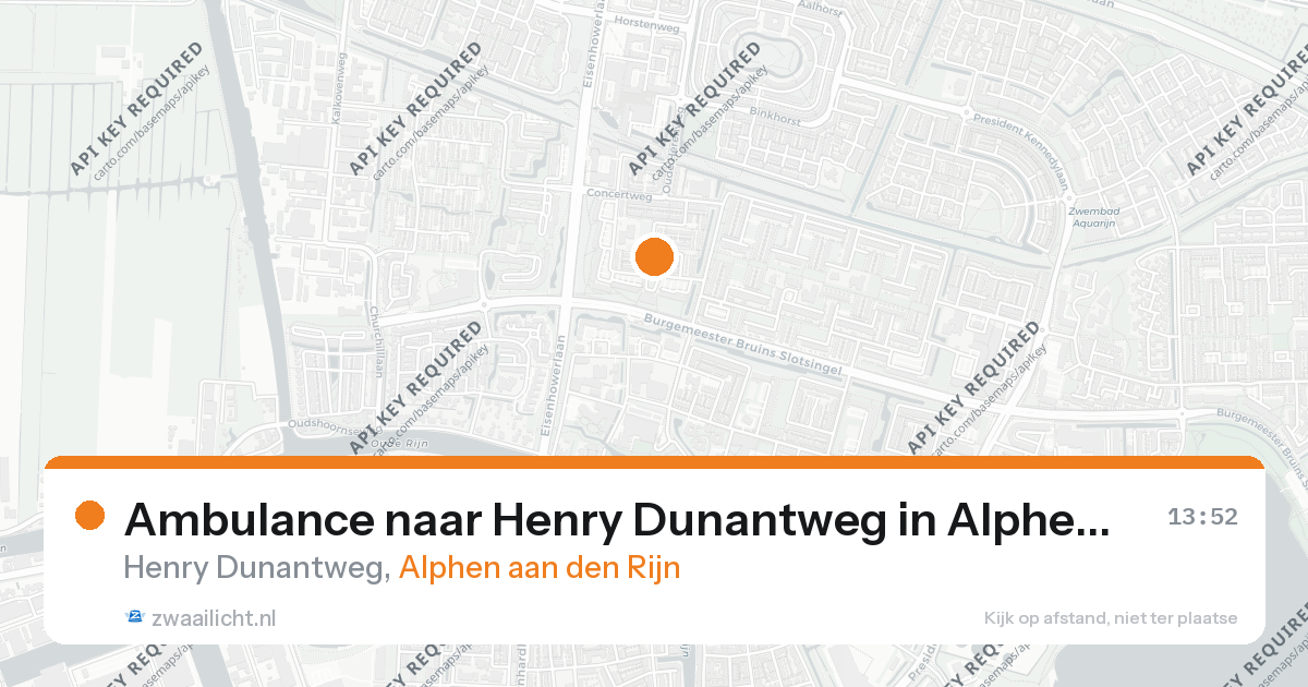 Ambulance naar Henry Dunantweg in Alphen aan den Rijn — 5 jun 2026