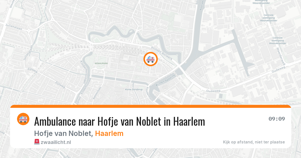 Ambulance naar Hofje van Noblet in Haarlem — 4 apr 2026