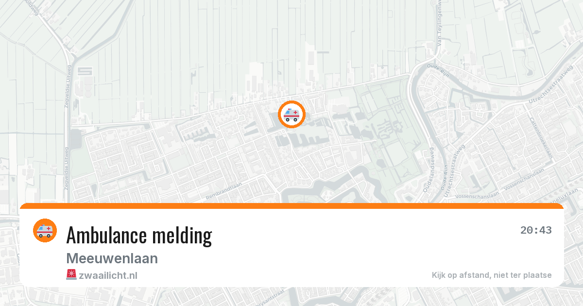 Ambulance melding — 3 jun 2026
