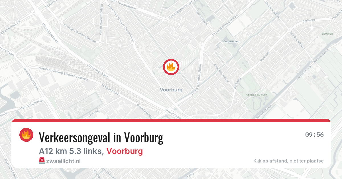 Verkeersongeval in Voorburg — 30 jun 2026