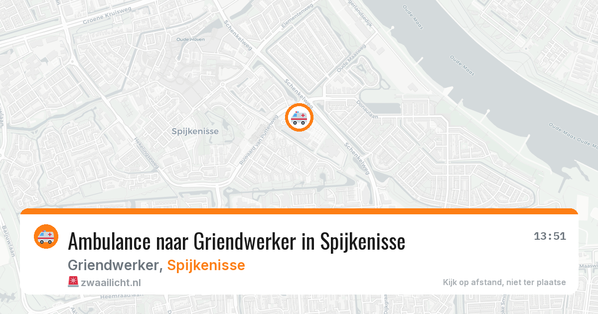 Ambulance naar Griendwerker in Spijkenisse — 5 mei 2026